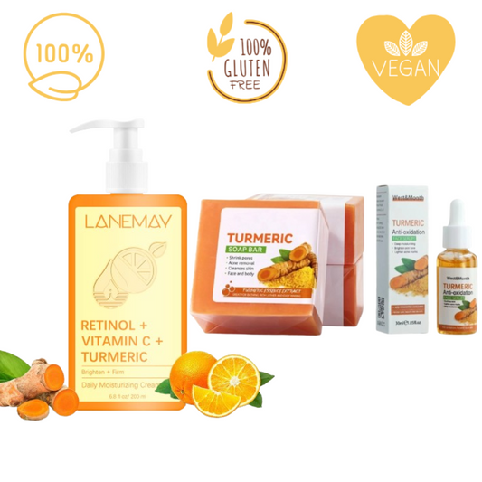 100% Natural Turmeric Care Set